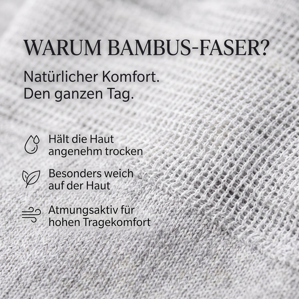 Premium Bambus Kniebandage (1 Stück)