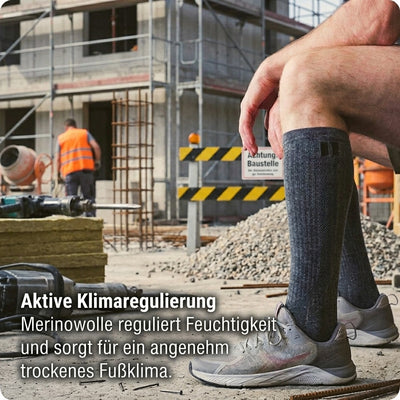 Performance Arbeitssocken aus Merinowolle